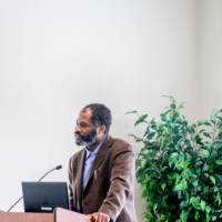 Tracy Flemming presents his sabbatical research.